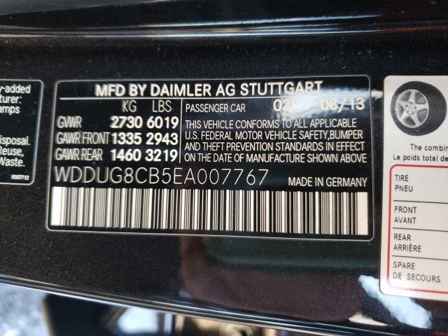 2014 MERCEDES-BENZ S 550 WDDUG8CB5EA007767
