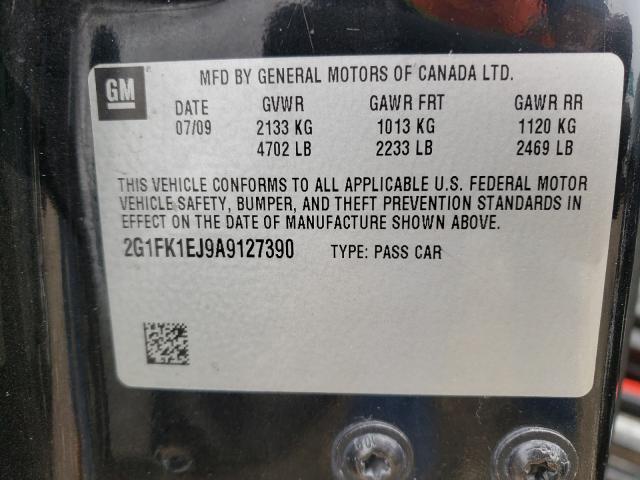 2010 CHEVROLET CAMARO SS 2G1FK1EJ9A9127390