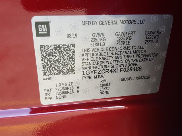 2020 CADILLAC XT4 PREMIU 1GYFZCR4XLF028486