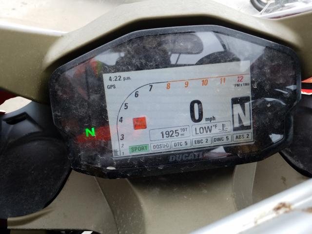 2016 DUCATI PANIGALE R ZDM14BVWXGB003458