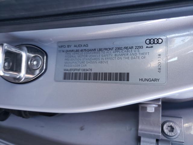 2015 AUDI A3 PREMIUM WAUEFGFFXF1083476