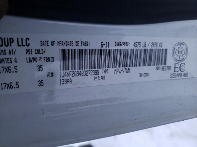 2011 JEEP PATRIOT 1J4NF2GB4BD272399