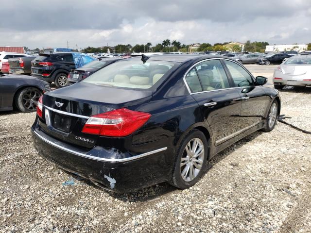 2012 HYUNDAI GENESIS 4. KMHGC4DF4CU172181