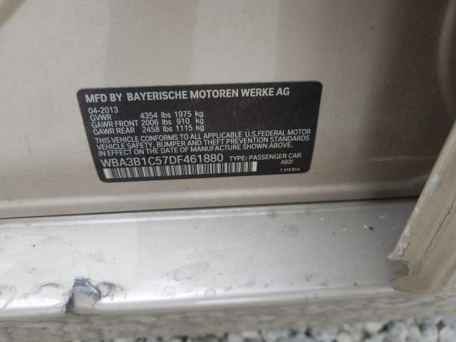 2013 BMW 320 I WBA3B1C57DF461880
