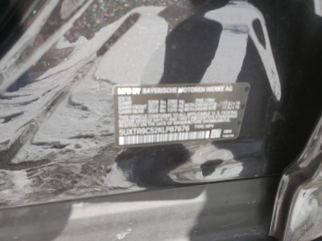 2019 BMW X3 XDRIVE3 5UXTR9C52KLP87676