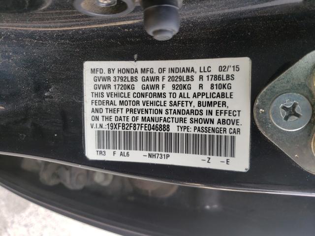 2015 HONDA CIVIC EX - 19XFB2F87FE046888