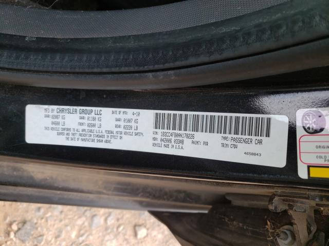 2010 DODGE AVENGER SX 1B3CC4FB0AN178226