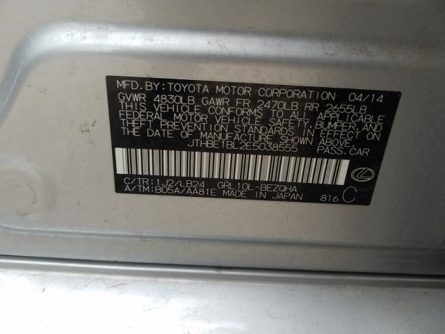 2014 LEXUS GS 350 JTHBE1BL2E5038555