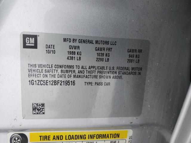 2011 CHEVROLET MALIBU 1LT 1G1ZC5E12BF219516
