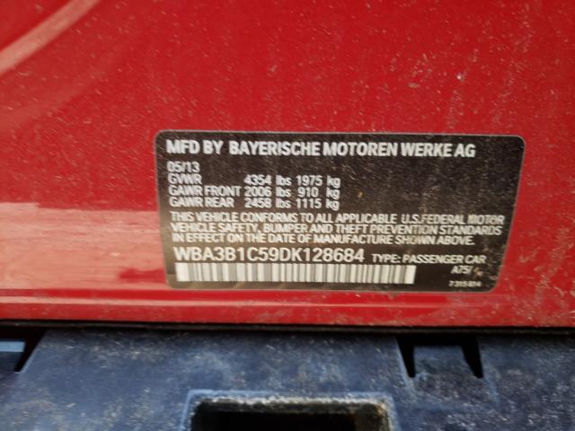 2013 BMW 320 I WBA3B1C59DK128684