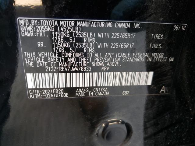 2018 TOYOTA RAV4 LE - 2T3ZFREV7JW478833