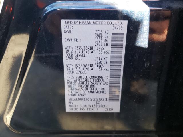 2015 INFINITI QX60 5N1AL0MN1FC525931
