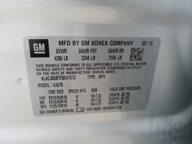 2014 BUICK ENCORE CON KL4CJBSB7EB541573