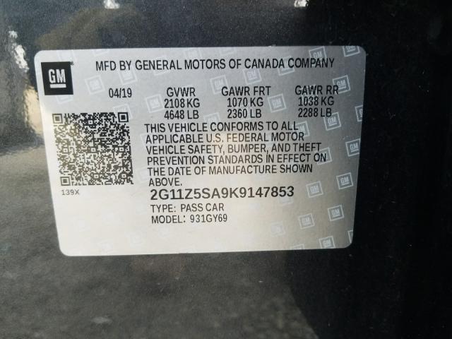 VIN 1G1RE6E43DU111107 2013 Chevrolet Volt no.10