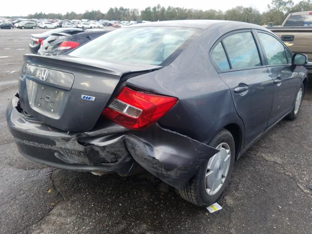 2012 HONDA CIVIC HF 2HGFB2F60CH550487