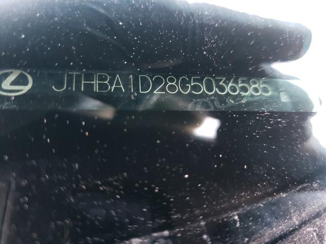 2016 LEXUS IS 200T - JTHBA1D28G5036585