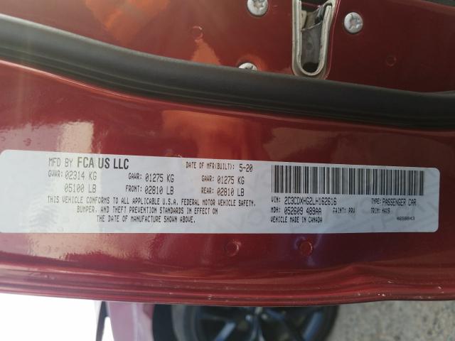 2020 DODGE CHARGER GT - 2C3CDXHG2LH162616