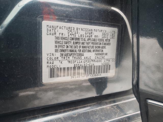 2015 NISSAN SENTRA 3N1AB7AP2FY338844
