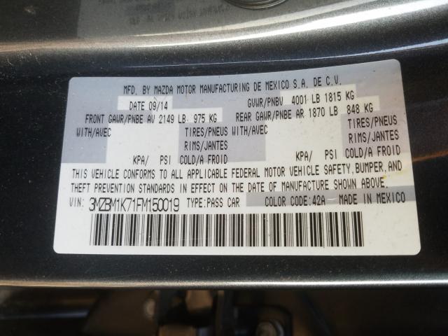 2015 MAZDA 3 SPORT - 3MZBM1K71FM150019