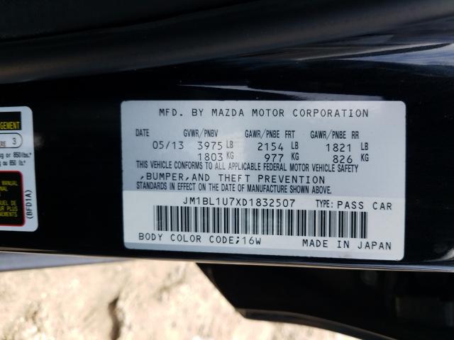 2013 MAZDA 3 I JM1BL1U7XD1832507