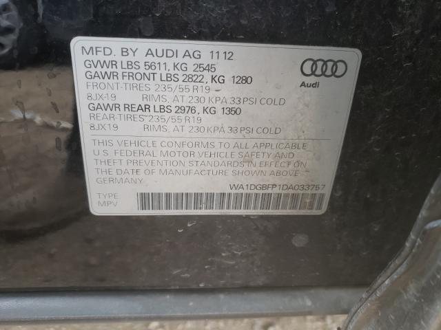 2013 AUDI Q5 PREMIUM WA1DGBFP1DA033757