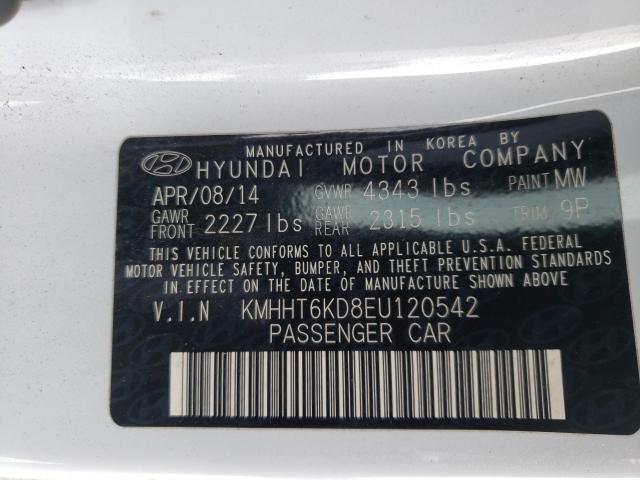2014 HYUNDAI GENESIS CO KMHHT6KD8EU120542