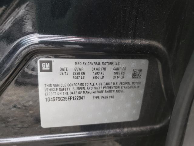 2014 BUICK LACROSSE T 1G4GF5G35EF122041