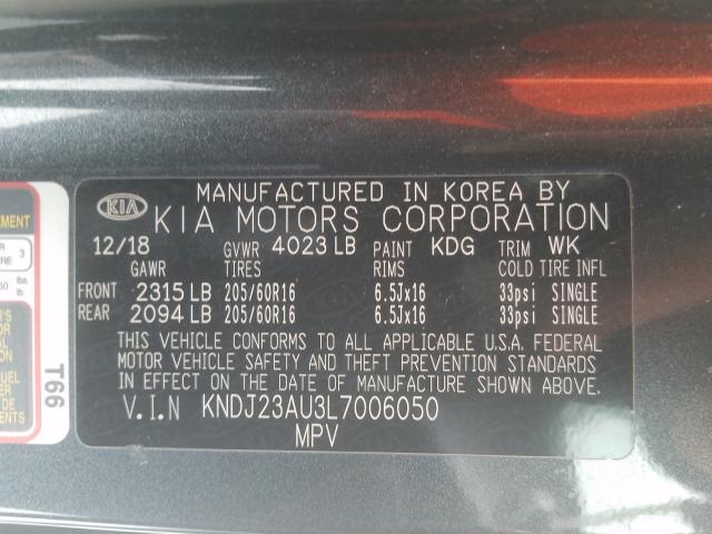 2020 KIA SOUL LX KNDJ23AU3L7006050
