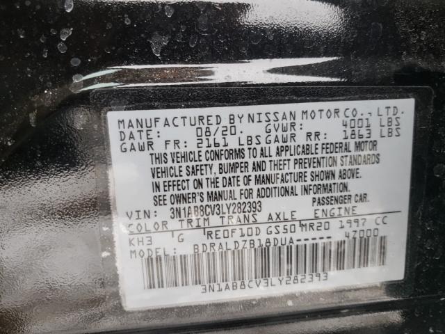 2020 NISSAN SENTRA SV 3N1AB8CV3LY282393