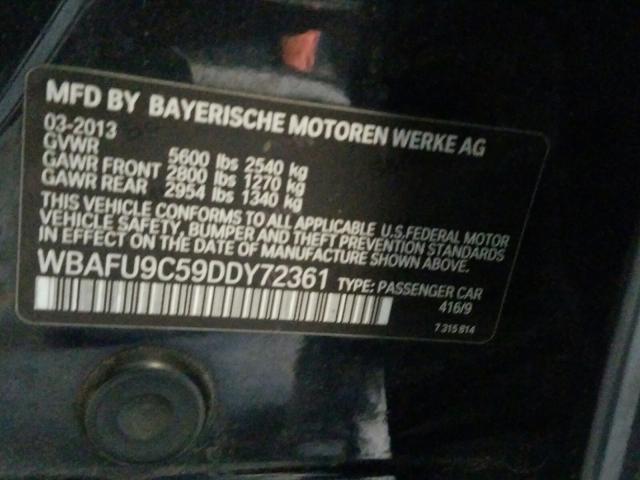 2013 BMW 550 XI WBAFU9C59DDY72361