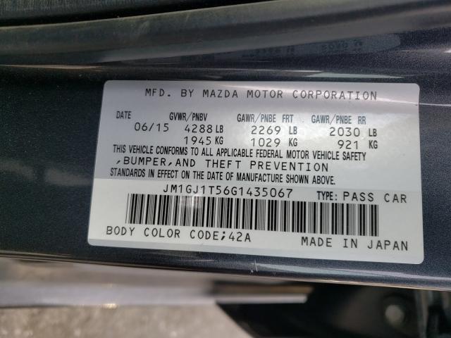2016 MAZDA 6 TOURING - JM1GJ1T56G1435067