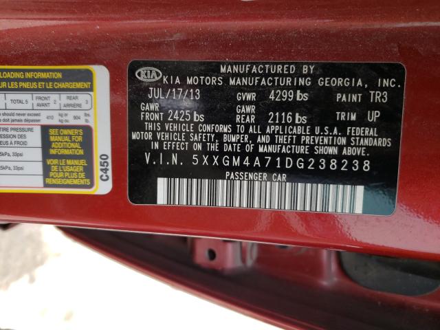 2013 KIA OPTIMA LX 5XXGM4A71DG238238