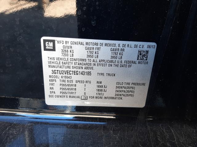2014 GMC SIERRA K15 3GTU2VEC7EG143185