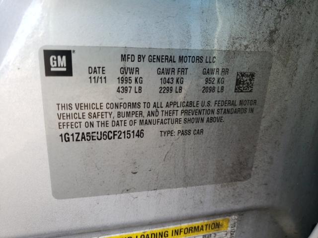 2012 CHEVROLET MALIBU LS - 1G1ZA5EU6CF215146