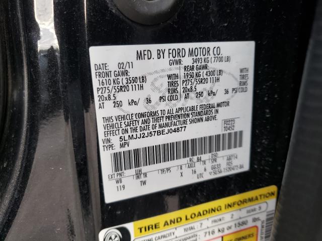 2011 LINCOLN NAVIGATOR 5LMJJ2J57BEJ04877