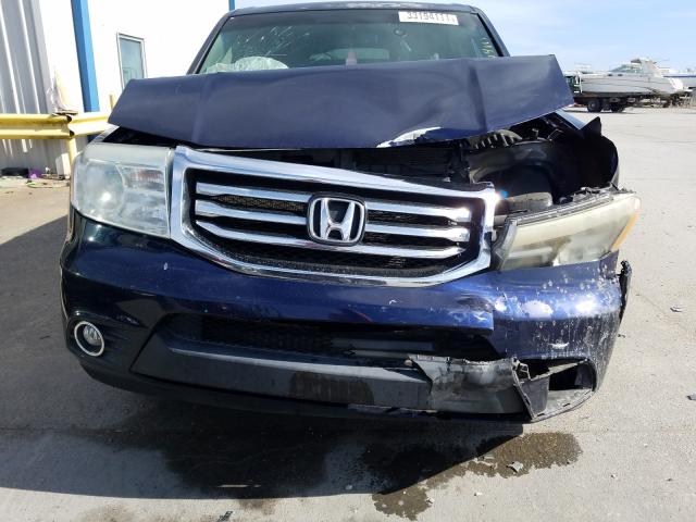2013 HONDA PILOT EXL 5FNYF3H55DB017869
