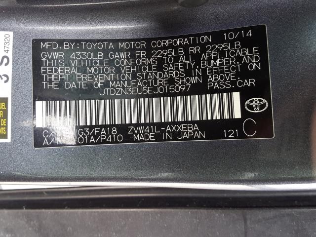 2014 TOYOTA PRIUS V JTDZN3EU5EJ015097