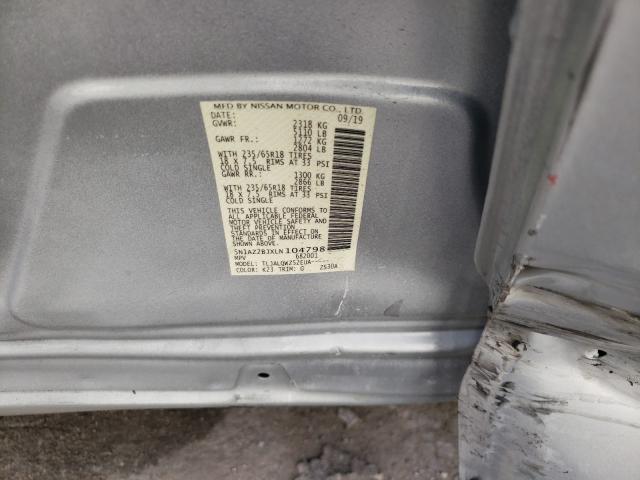 2020 NISSAN MURANO SV 5N1AZ2BJXLN104798