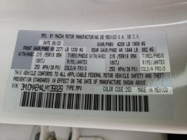 2020 MAZDA CX-30 PREM 3MVDMAEM4LM139829