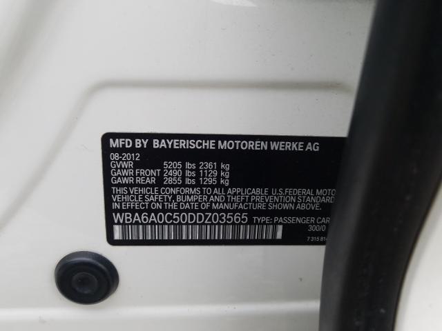 2013 BMW 640 I WBA6A0C50DDZ03565