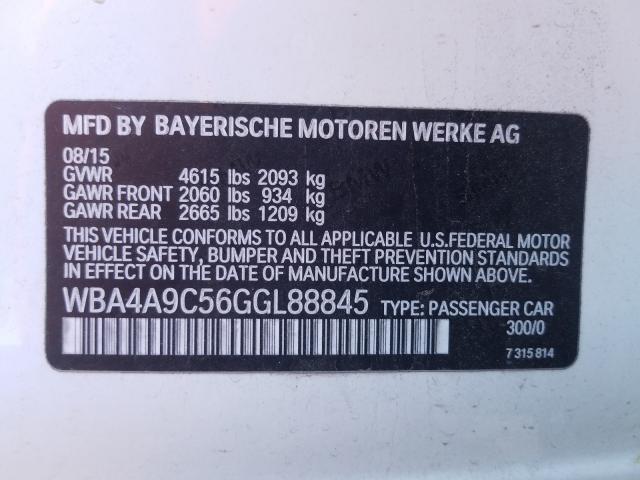 2016 BMW 428 I GRAN - WBA4A9C56GGL88845