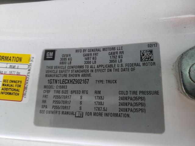 2017 GMC SIERRA C15 1GTN1LECXHZ902167