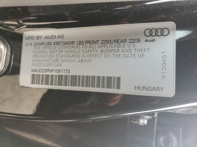 2015 AUDI A3 PREMIUM WAUCCGFFXF1091173