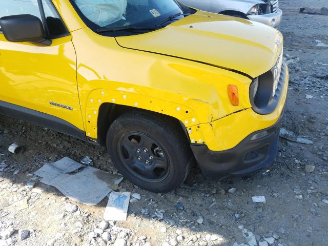 2016 JEEP RENEGADE S ZACCJAATXGPD46943