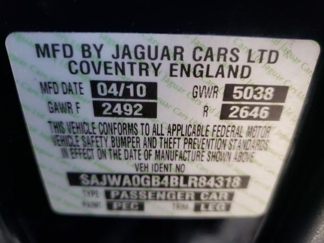 2011 JAGUAR XF PREMIUM SAJWA0GB4BLR84318