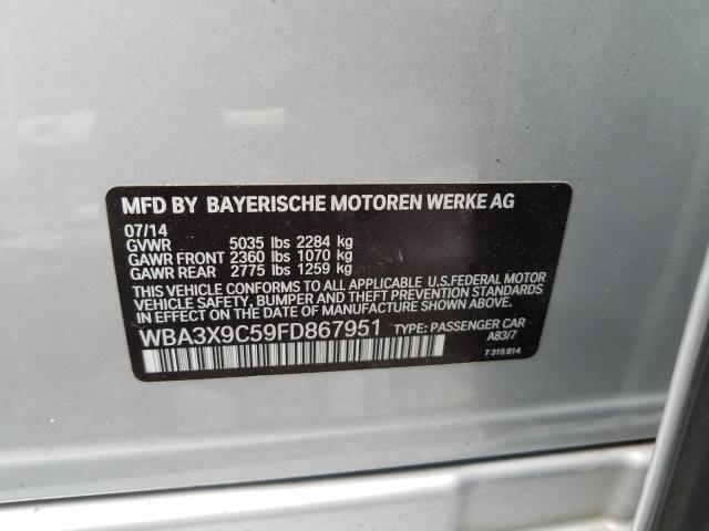 2015 BMW 335 XIGT WBA3X9C59FD867951