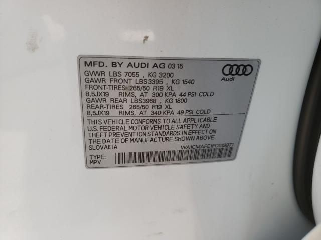 2015 AUDI Q7 TDI PRE WA1CMAFE1FD019971