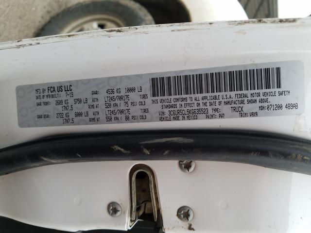 2019 RAM 2500 TRADE 3C6UR5CL5KG635523