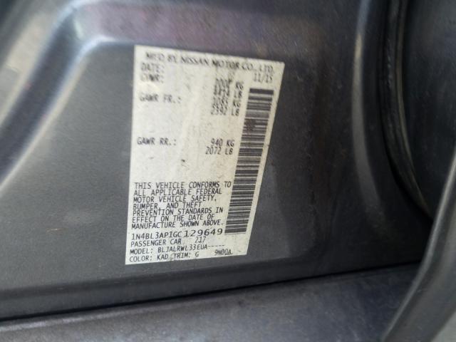 2016 NISSAN ALTIMA 3.5 1N4BL3AP1GC129649