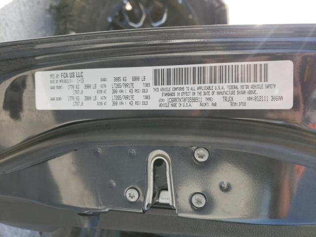 2015 RAM 1500 SSV 1C6RR7XT0FS598911